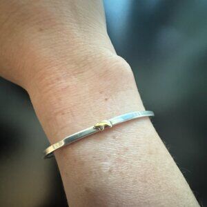 Golden Bear--Two Tone Thin Bear Cuff